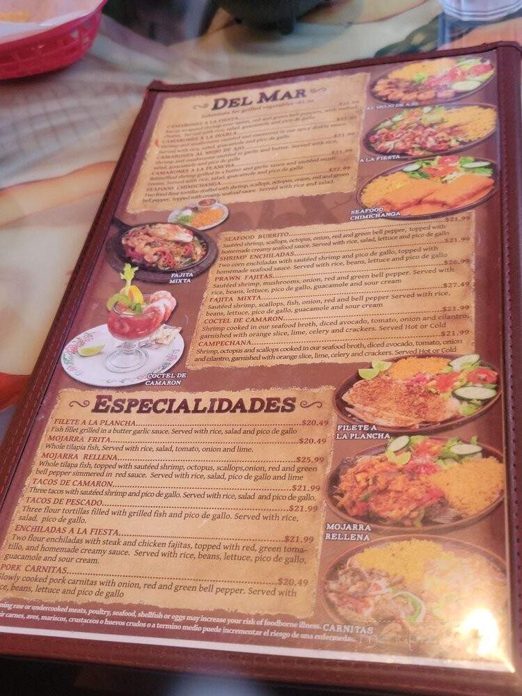 Fiesta Mexicana Family Restaurant & Bar - Avondale, AZ menu_pic
