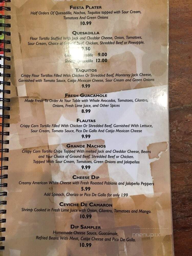 Casa Tequila - Boca Raton, FL menu_pic