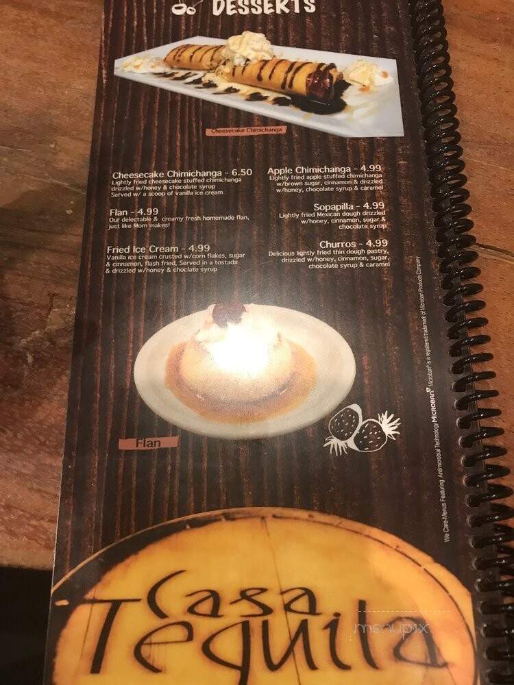 Casa Tequila - Boca Raton, FL menu_pic