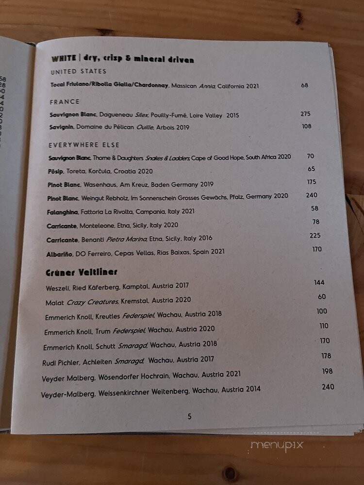 Progress - San Francisco, CA menu_pic