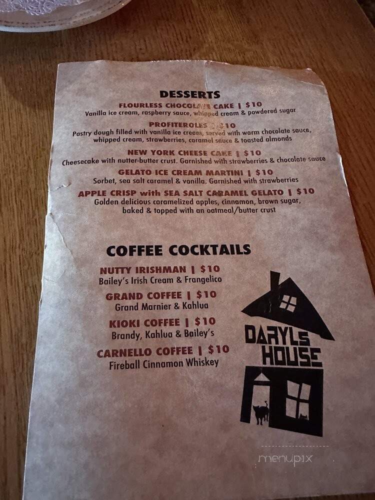 Daryl's House Club - Pawling, NY menu_pic