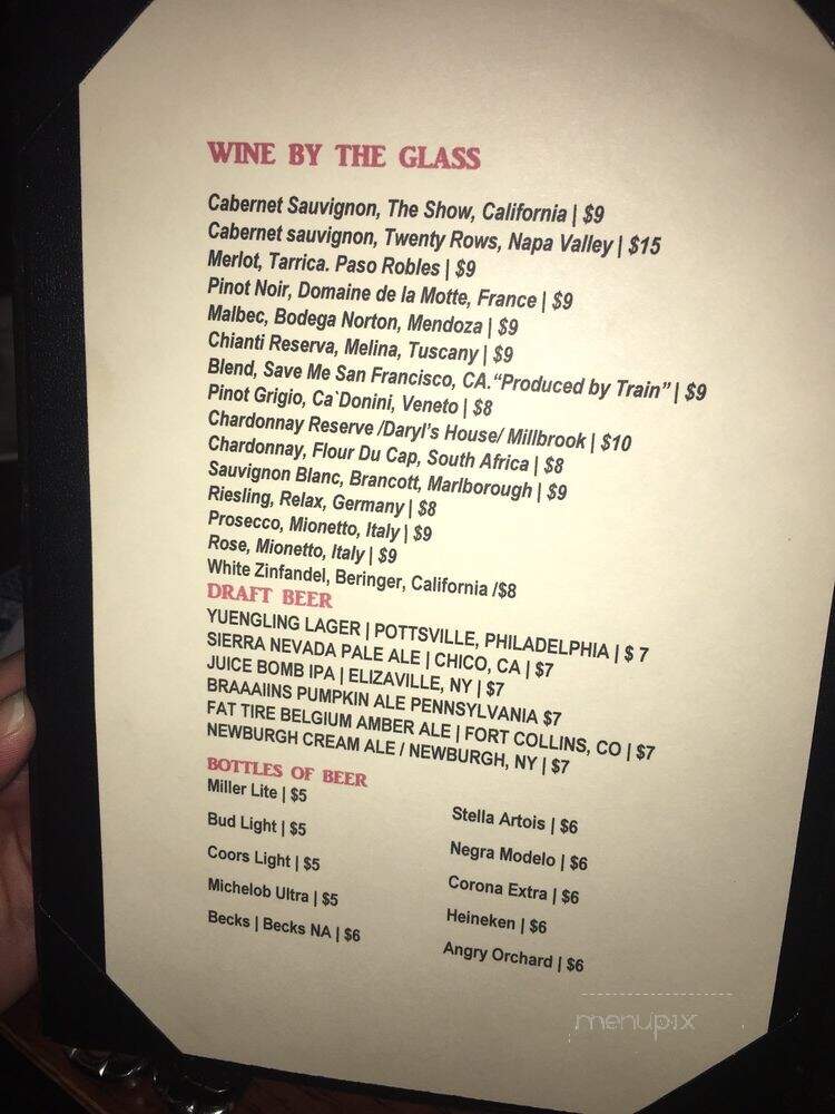 Daryl's House Club - Pawling, NY menu_pic