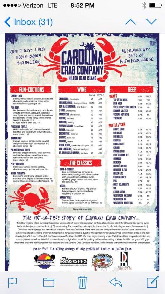 Carolina Crab Company - Hilton Head Island, SC