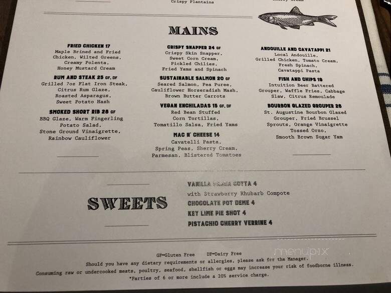 Hyatt Regency Jacksonville Riverfront - Jacksonville, FL menu_pic