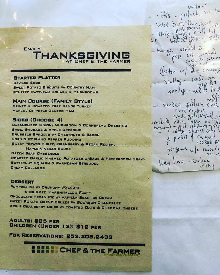 SoCo Farm and Food - Wilson, NC menu_pic