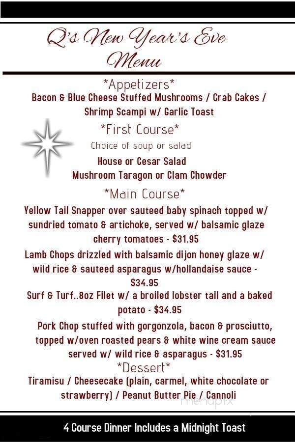 Johnny Q's Restaurant & Sports Lounge - Lake Worth, FL menu_pic
