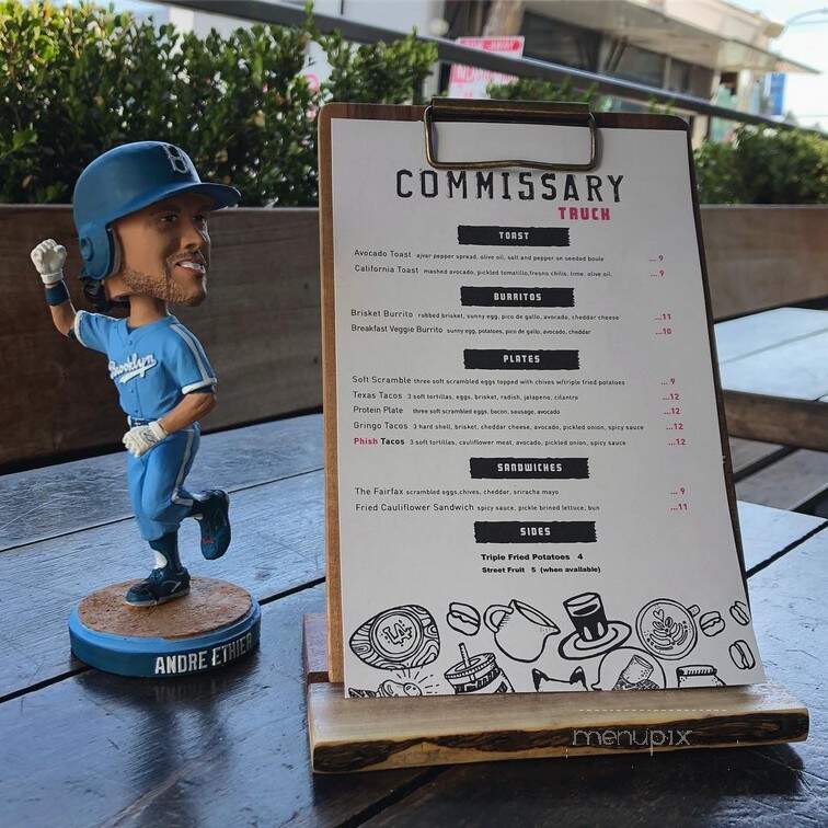 Coffee Commissary - Burbank, CA menu_pic
