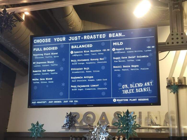 Roasting Plant - Detroit, MI menu_pic