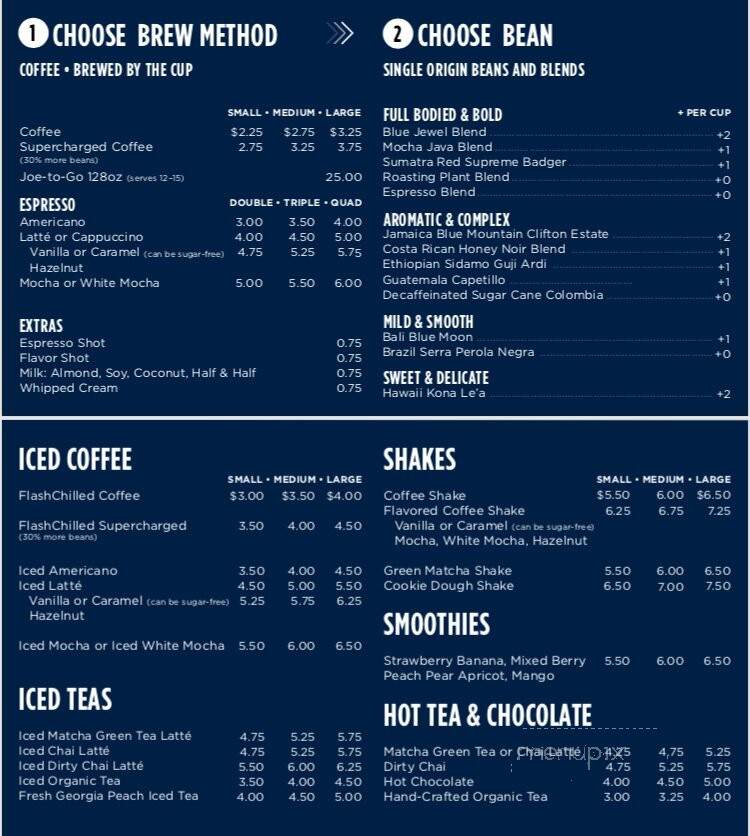 Roasting Plant - Detroit, MI menu_pic