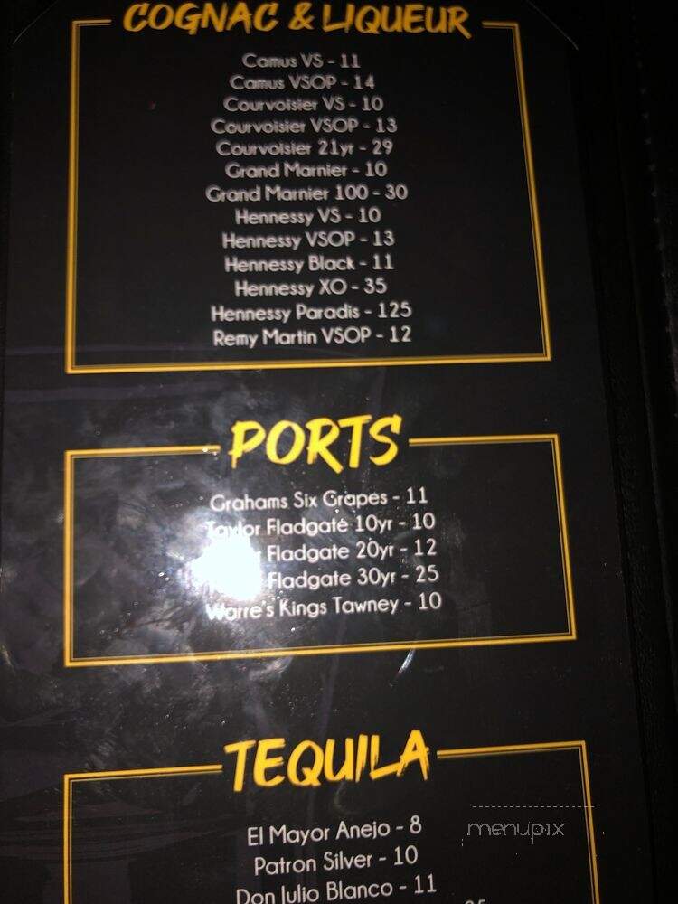 Charles P Stanley Cigar Company and Lounge - Saint Louis, MO menu_pic