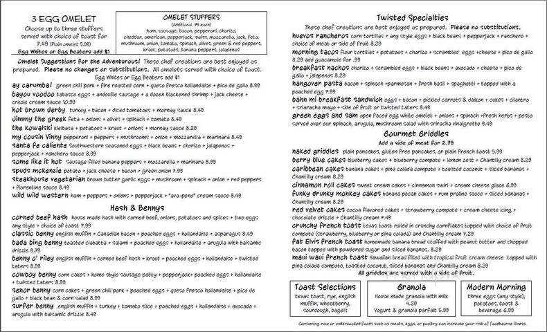 Twisted Citrus - North Canton, OH menu_pic