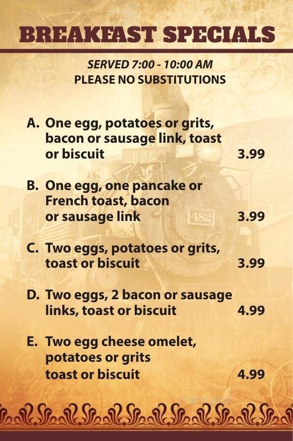 Breakfast Station - Zephyrhills, FL menu_pic