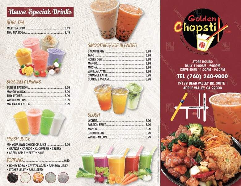 Golden Chopstix - Apple Valley, CA menu_pic