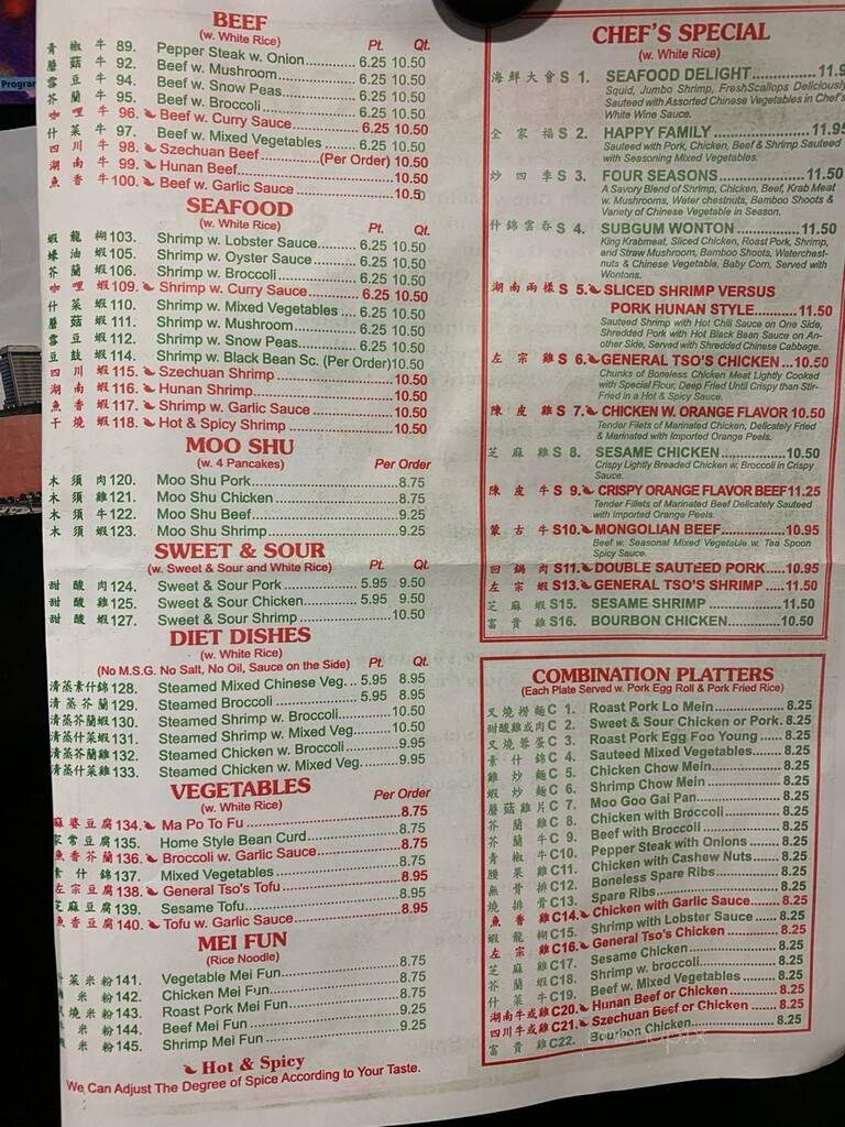 China 1 - St Petersburg, FL menu_pic