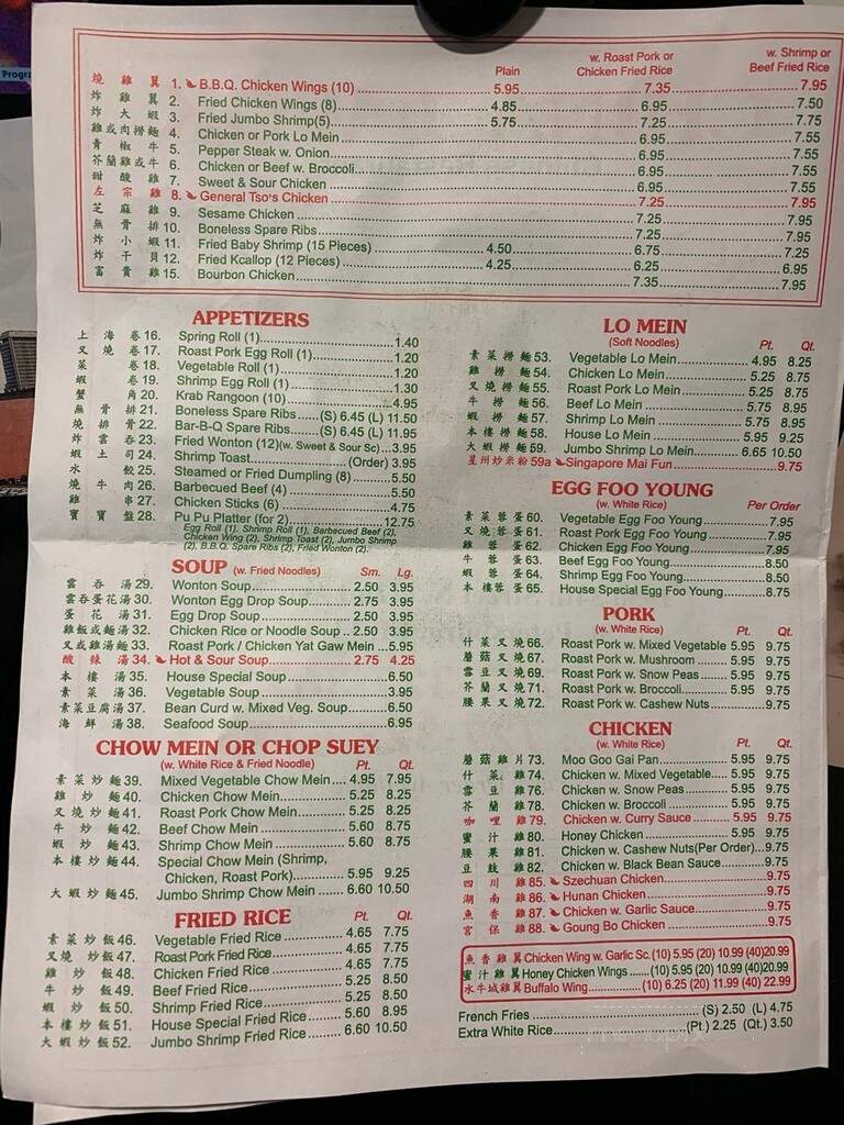 China 1 - St Petersburg, FL menu_pic