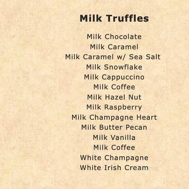 Northport Sweet Shop - Northport, NY menu_pic