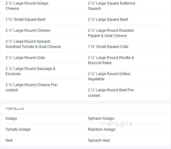 Talluto's Authentic Italian Food - Philadelphia, PA menu_pic
