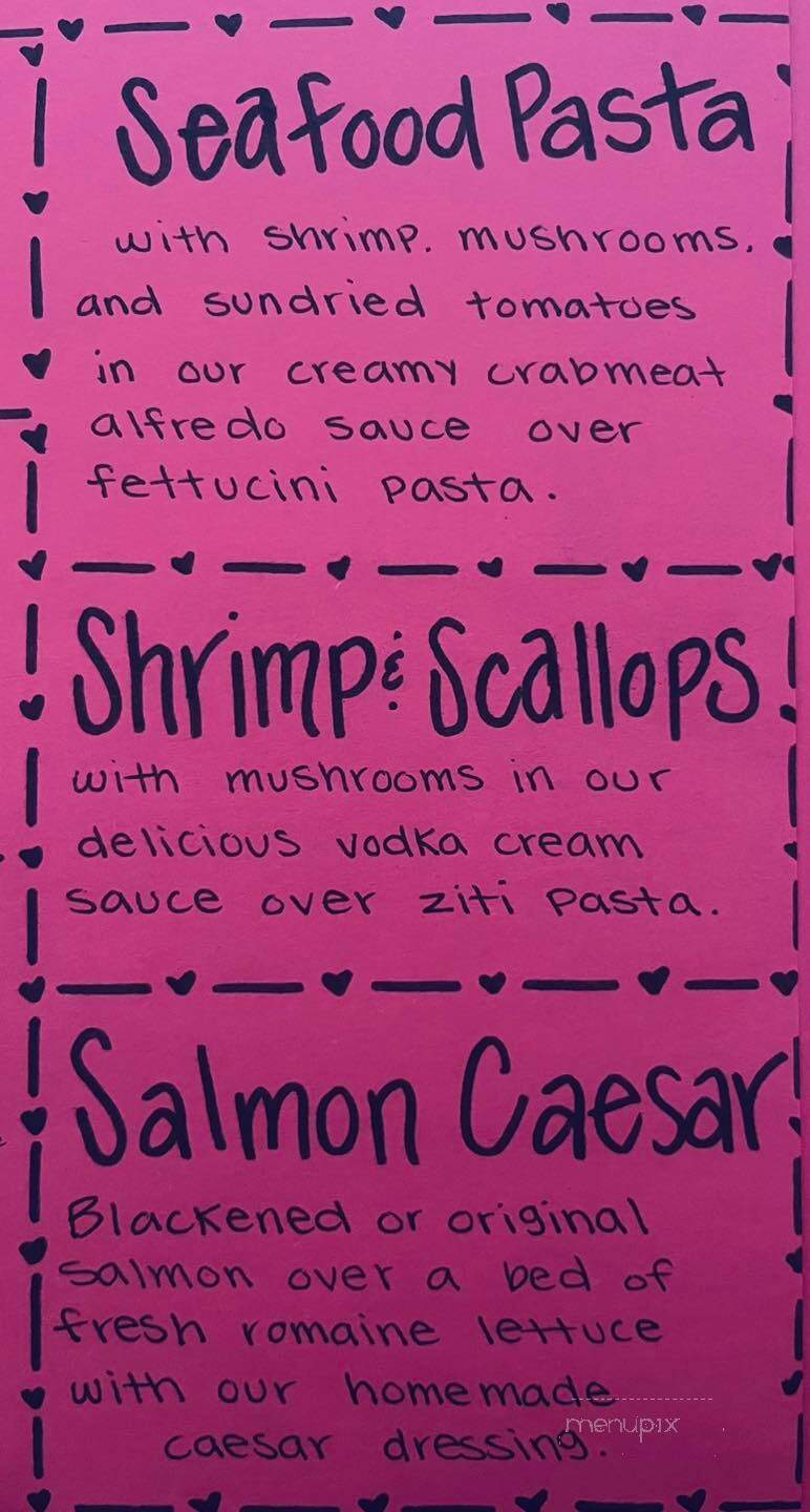Biba's Italian Restaurant - Milledgeville, GA menu_pic