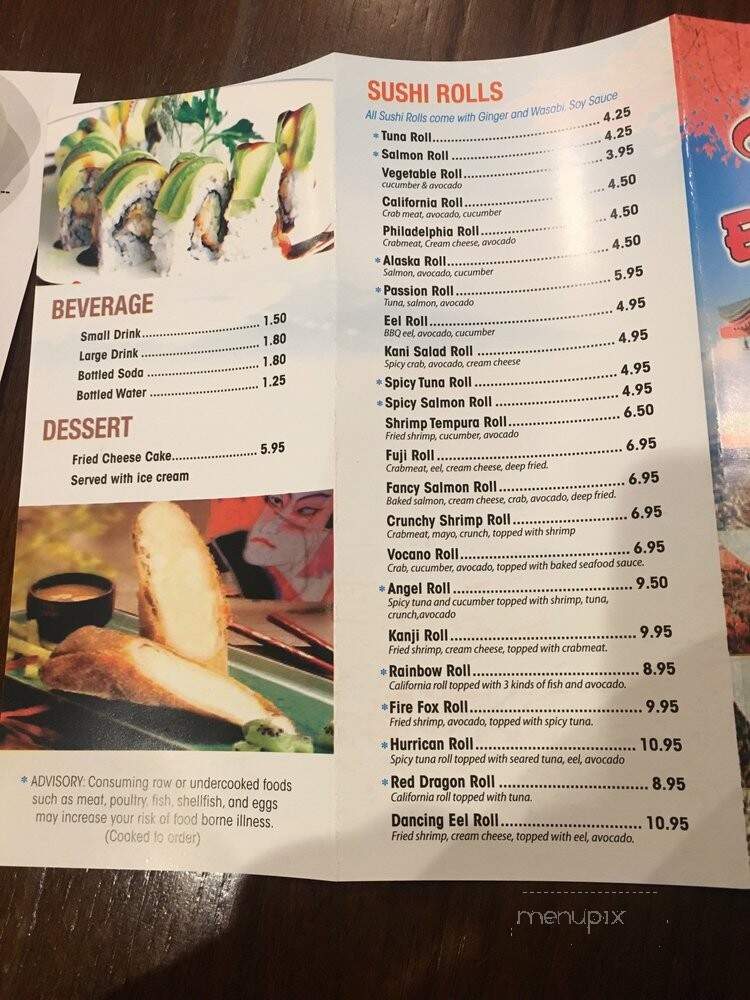 Fuji Express - Stockbridge, GA menu_pic