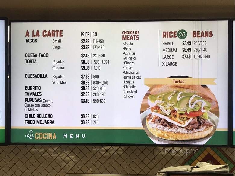 Vallarta Supermarkets - Oxnard, CA menu_pic