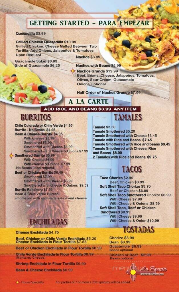 La Puente Centerville - Centerville, UT menu_pic