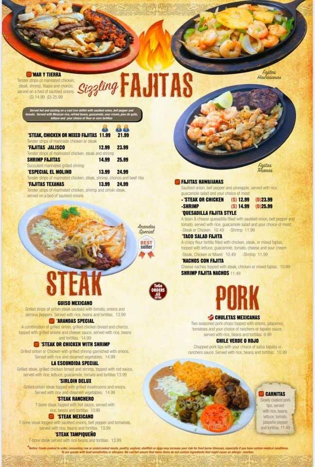 El Molino - Lebanon, TN menu_pic