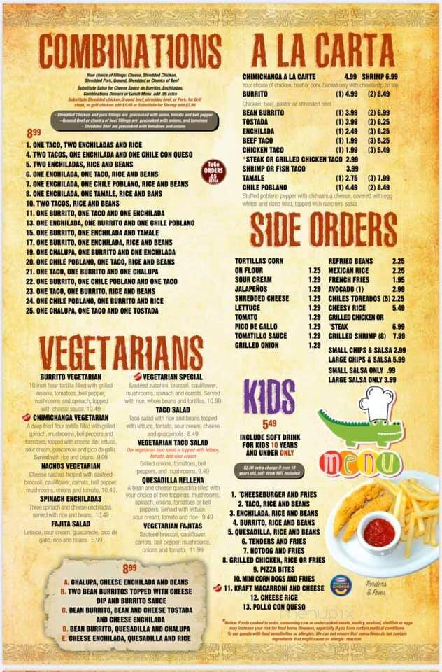 El Molino - Lebanon, TN menu_pic