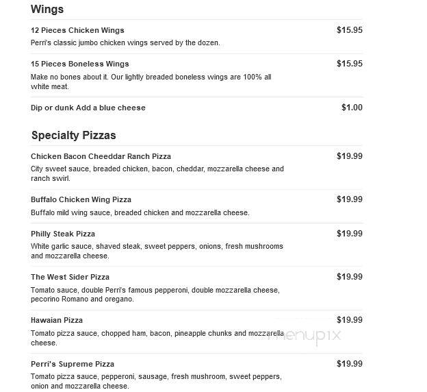 Perri's Pizza - Canandaigua, NY
