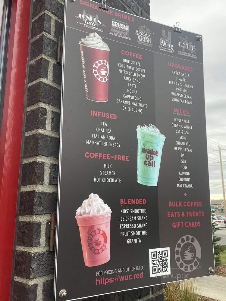 Wake Up Call Coffee - Spokane Valley, WA menu_pic