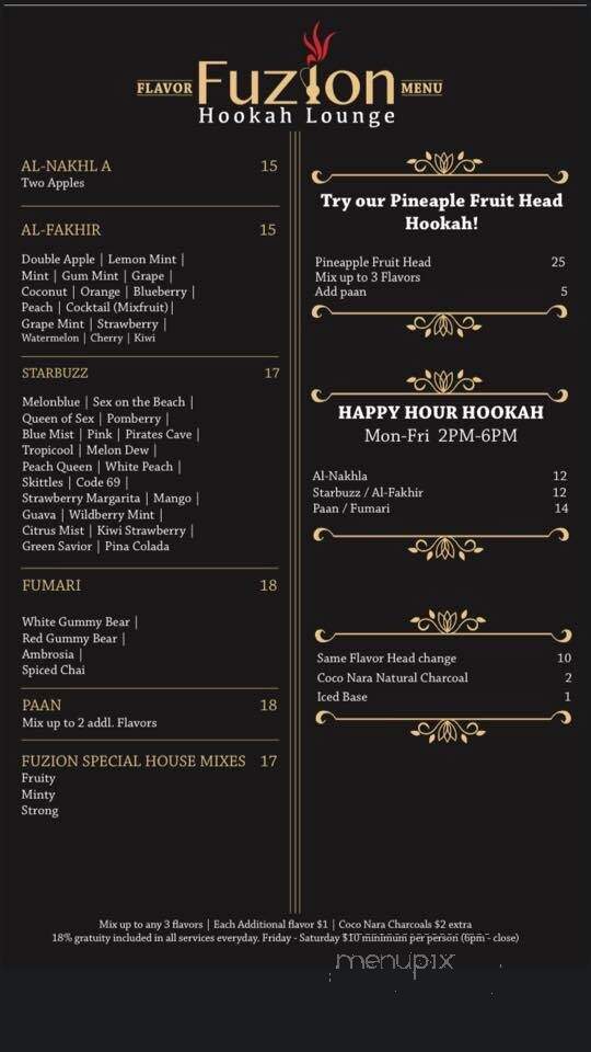 Fuzion Hookah Lounge - Springfield, VA