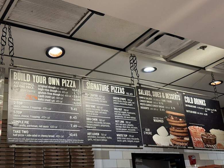 Blaze Pizza - Brentwood, TN menu_pic