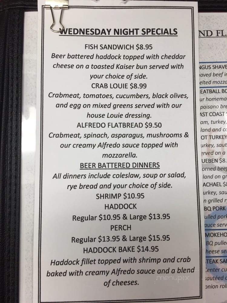 Peebles Grille - Fond Du Lac, WI menu_pic
