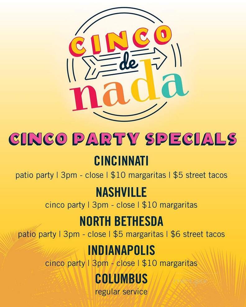 Nada - Indianapolis, IN menu_pic