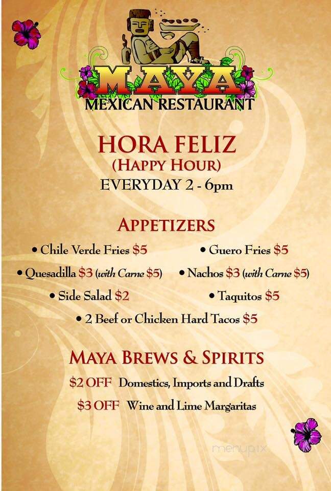 Maya Mexican Restaurant - Santa Maria, CA