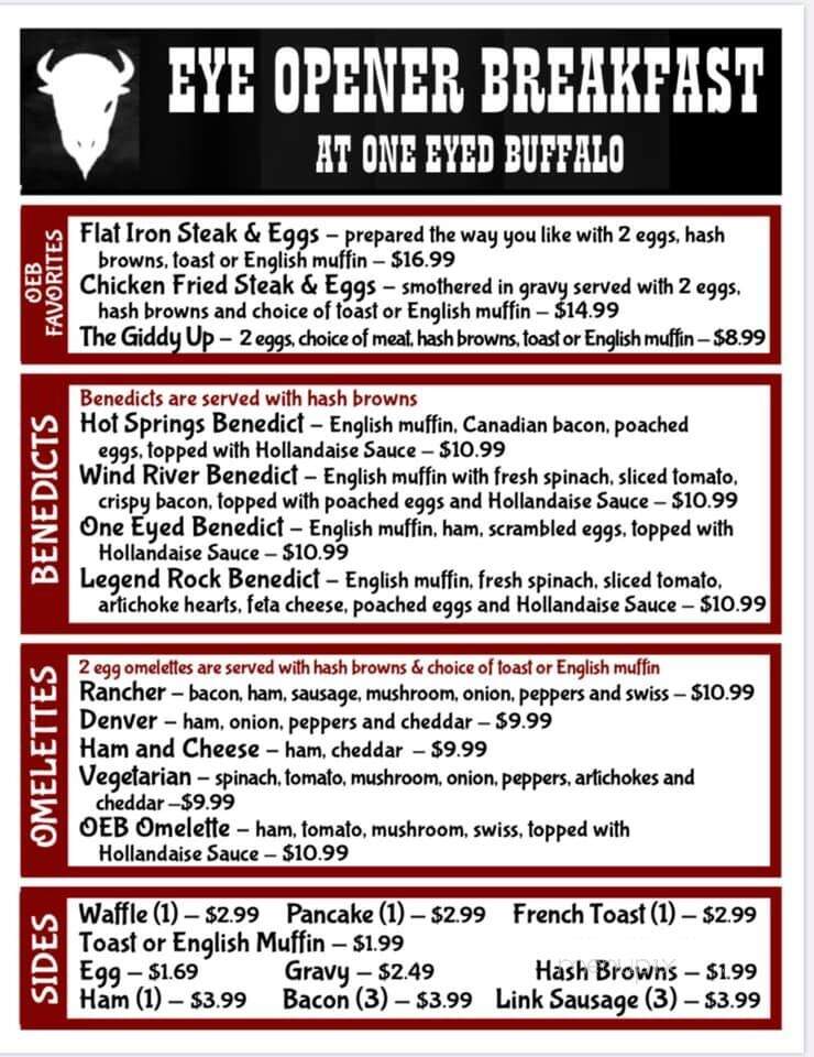 One Eyed Buffalo Brewing Company - Thermopolis, WY