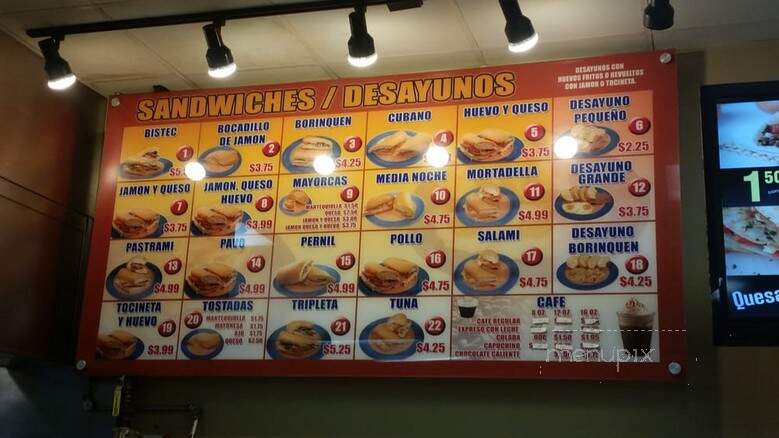 Sol de Borinquen Bakery Restaurant & Deli - Kissimmee, FL menu_pic