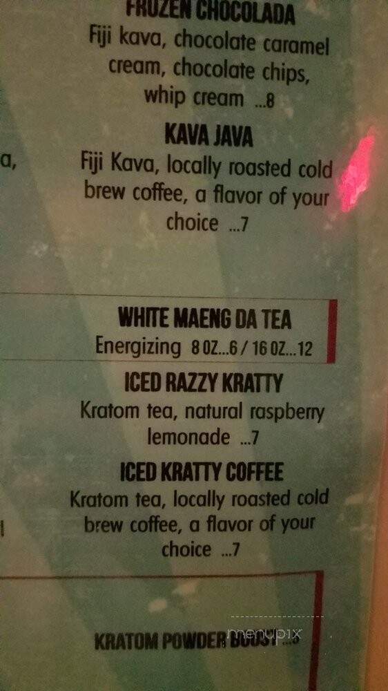 Tiki Tide Kava Bar - Fort Lauderdale, FL menu_pic