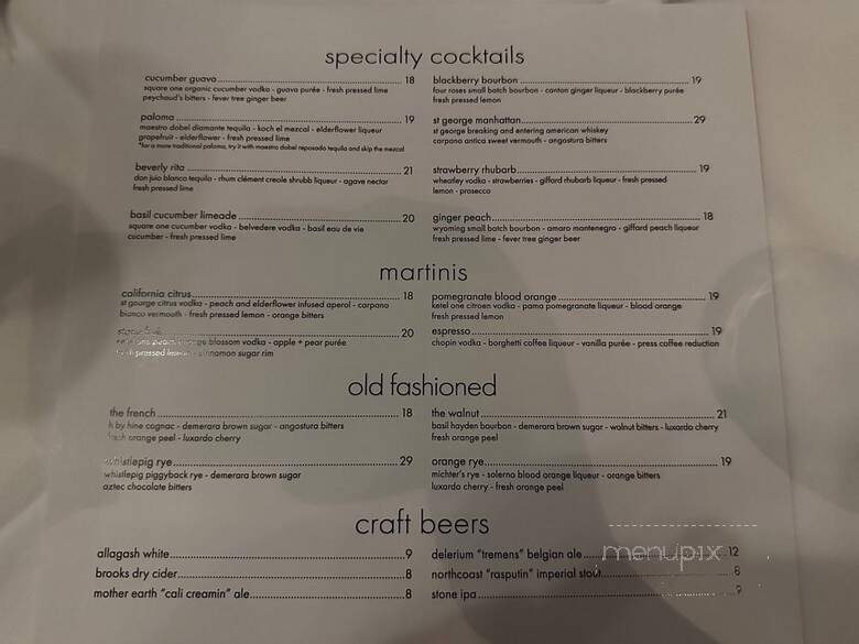 Steak 48 Beverly Hills - Beverly Hills, CA menu_pic