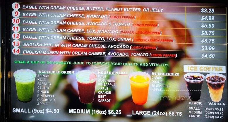 Doughboy Donuts - Newport Beach, CA menu_pic