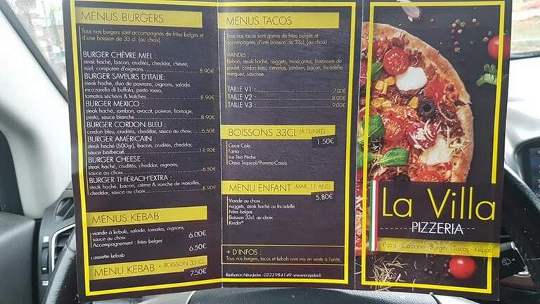 La Villa Pizzeria & Cafe - Naples, FL menu_pic