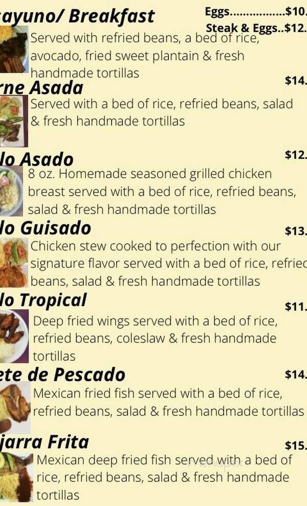 Nuevo Alba - Madison, TN menu_pic