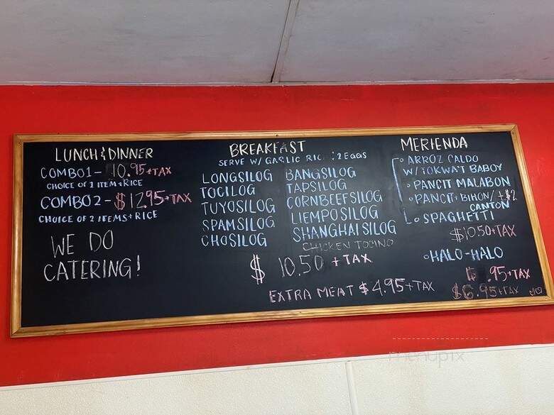 Manila Turo Turo - Killeen, TX menu_pic
