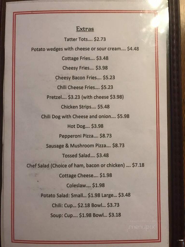 Julie's Pub & Restaurant - Cedar Rapids, IA menu_pic