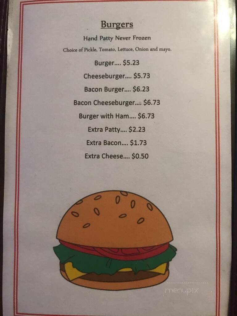 Julie's Pub & Restaurant - Cedar Rapids, IA menu_pic