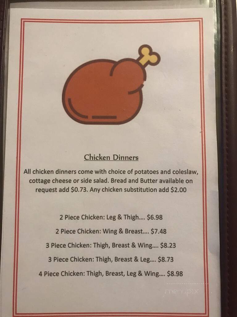 Julie's Pub & Restaurant - Cedar Rapids, IA menu_pic