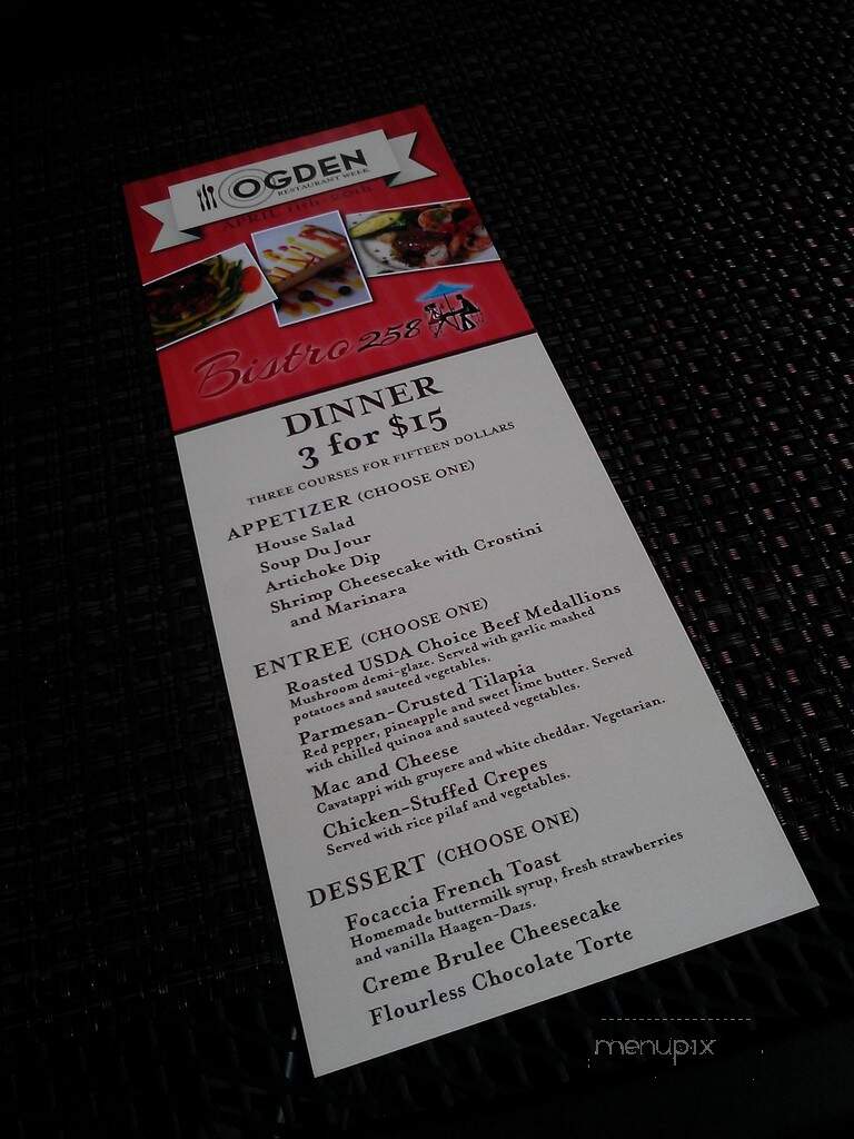 Historic Place - Ogden, UT menu_pic