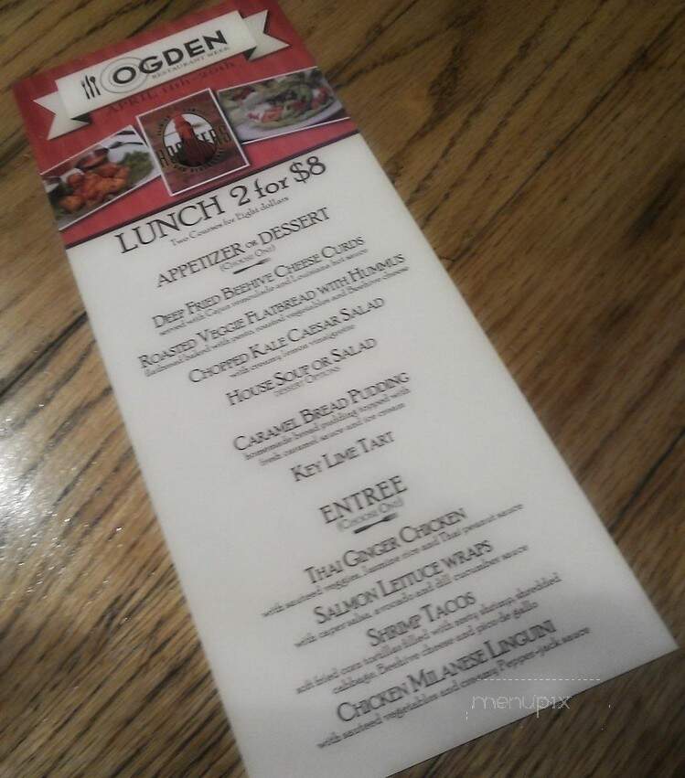 Historic Place - Ogden, UT menu_pic