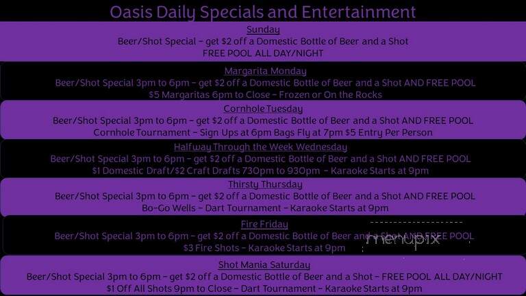 Oasis Sports Bar - Pocatello, ID