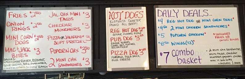 Main Pub - Fond Du Lac, WI menu_pic