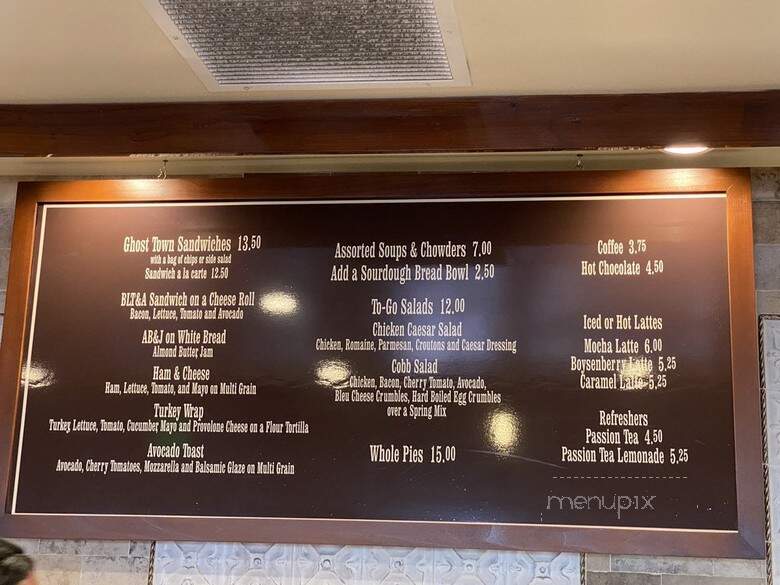 Knott's Farm Bakery - Buena Park, CA menu_pic